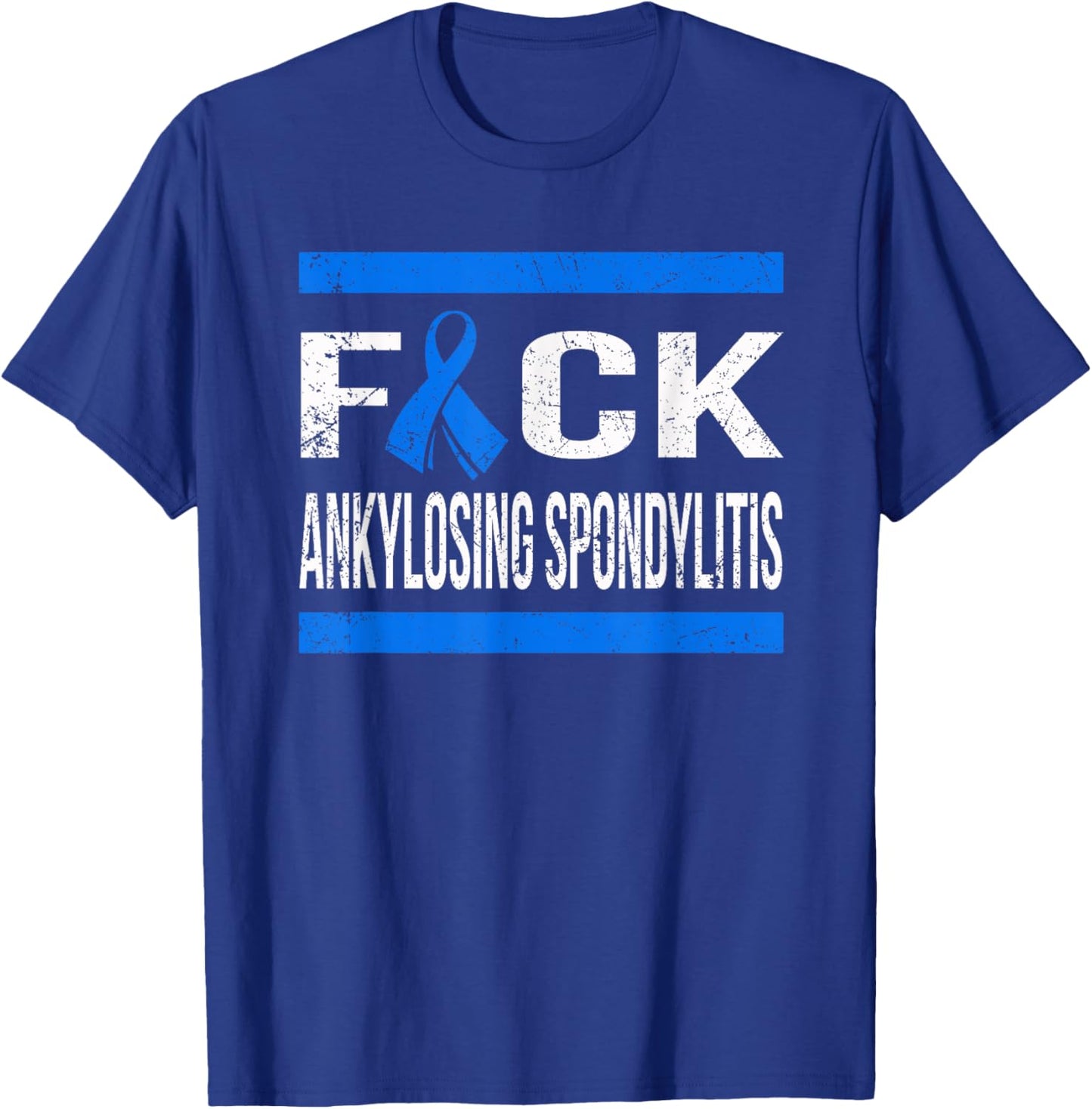 Support Ankylosing Spondylitis Awareness t Shirt T-Shirt - T-Shirt | Royal