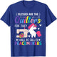 The Quilters Shall Be Called Peacemakers Quilting Sewing T-Shirt - T-Shirt | Royal