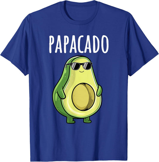 Pregnancy Announcement Shirts Men Dad Funny Papacado , black T-Shirt - T-Shirt | Royal