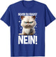 with German Text "Bevor Du Fragst Nein KatzeKaffee Kater Announced", black T-Shirt - T-Shirt | Royal