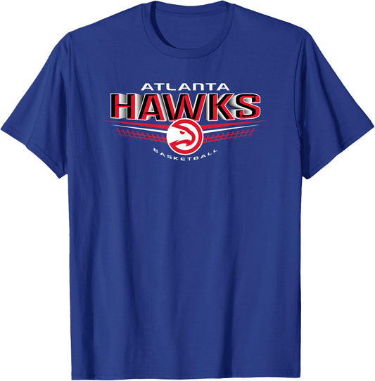 Atlanta Hawks Men's Black NBA T-Shirt - T-Shirt | Royal