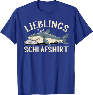 Offizielles Schlafshirt Lustiger Hai Pyjama Schlafanzug T-Shirt - T-Shirt | Royal