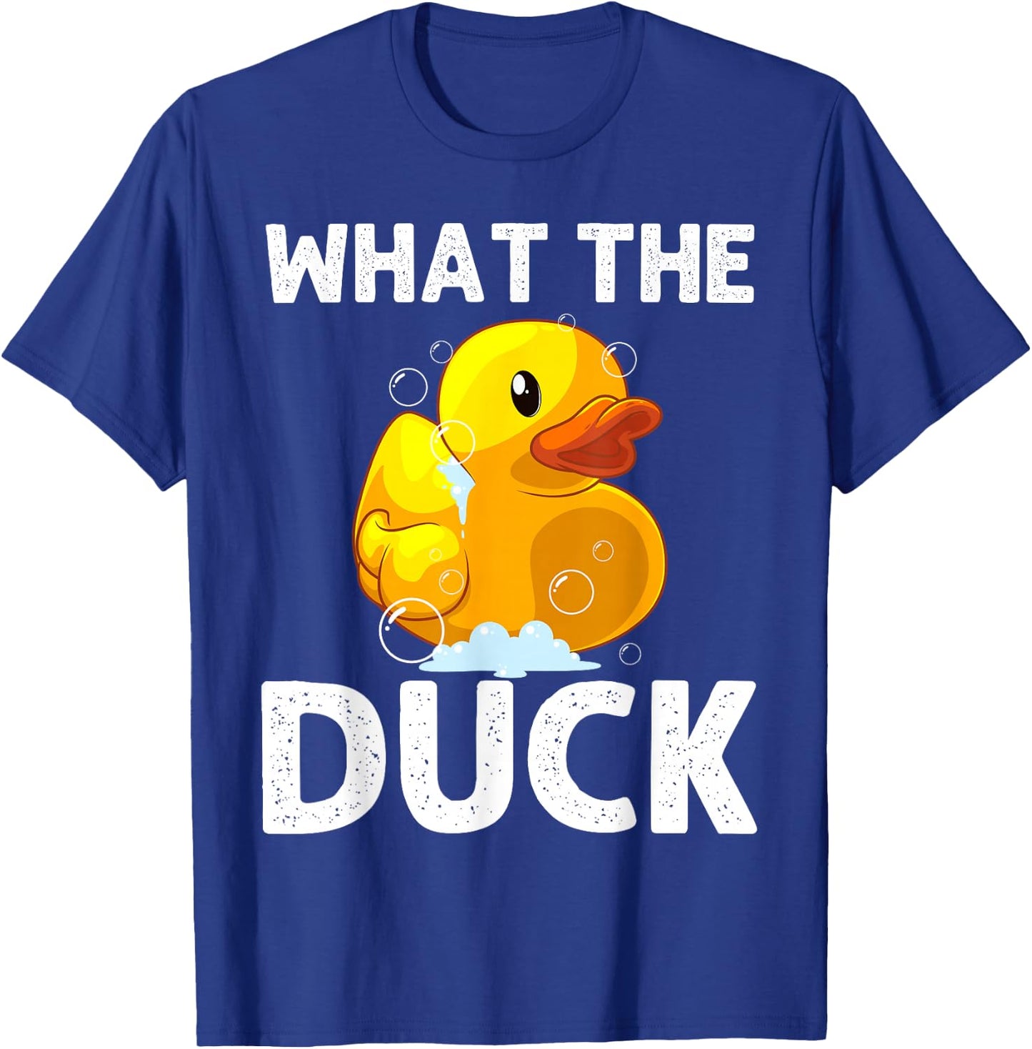 Funny Rubber Duck Art Women Kids Duckie Rubber Duck T-Shirt - T-Shirt | Royal