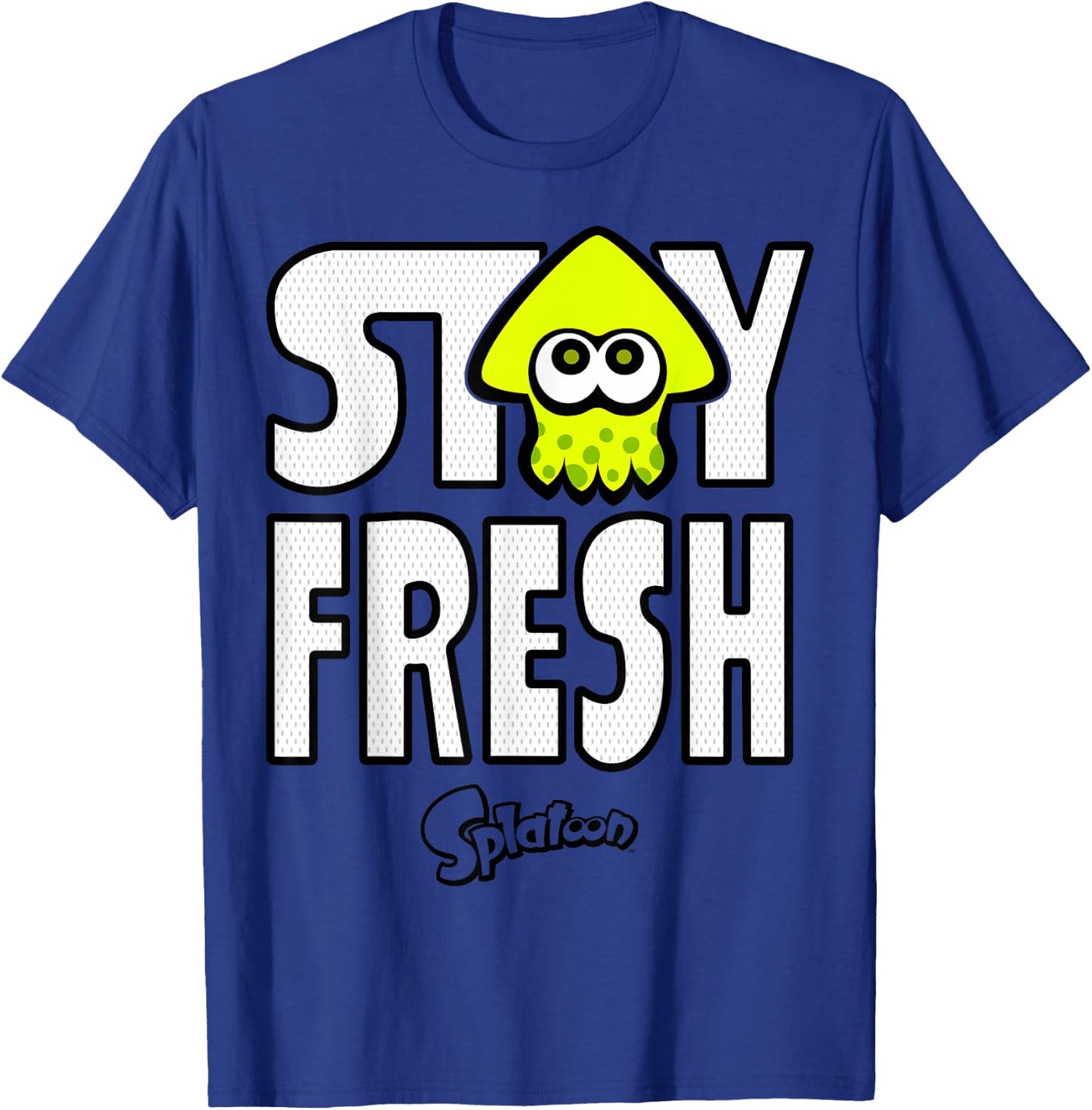 Nintendo Splatoon Neon Stay Fresh Graphic T-Shirt - T-Shirt | Royal