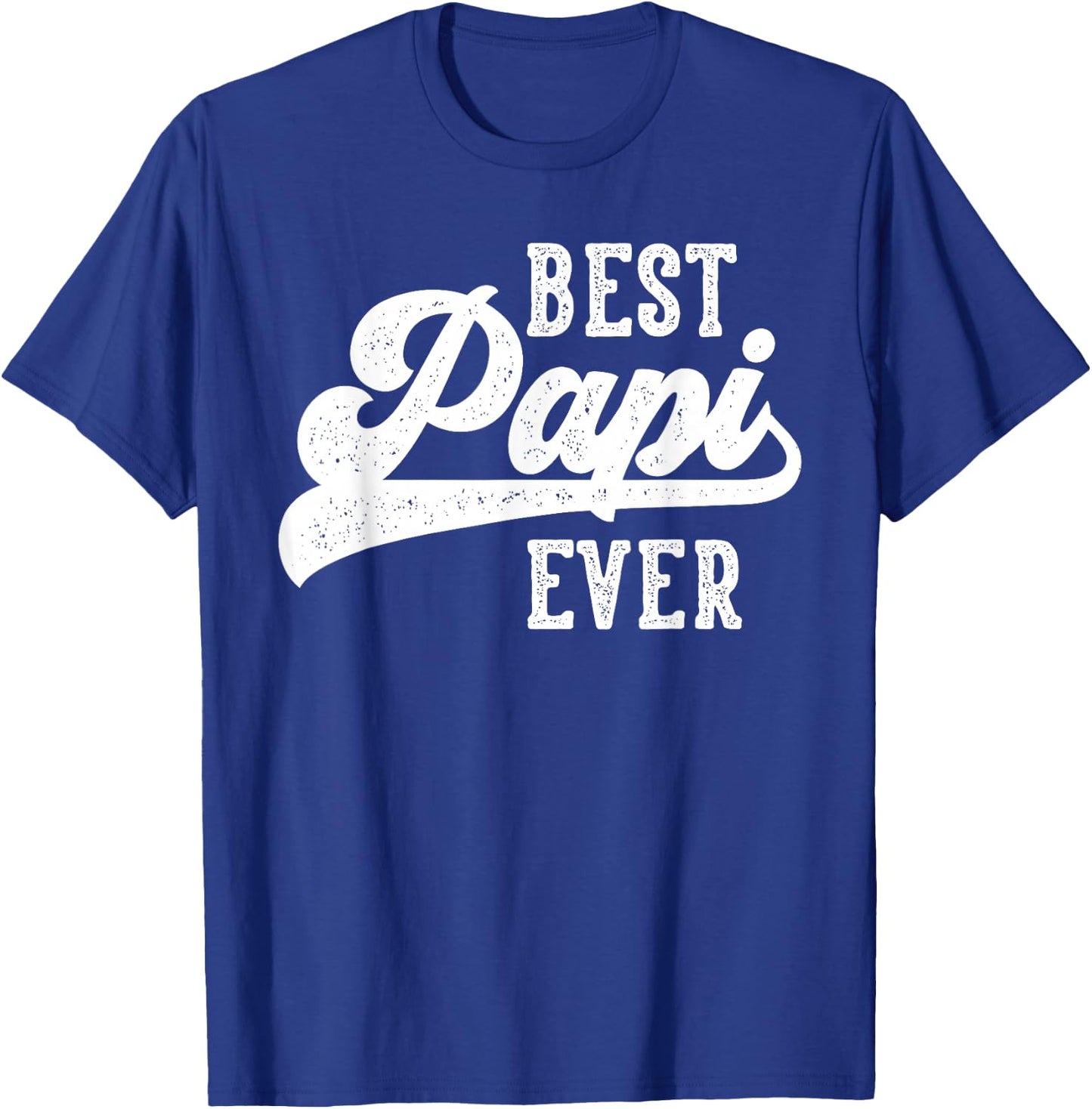 Best Papi Ever Gifts From Grandchildren Papi Birthday T-Shirt - T-Shirt | Royal