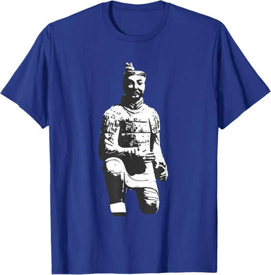 Chinese Emperor Terracotta Army Terracotta Warrior T-Shirt - T-Shirt | Royal