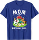 Mom Of The Birthday Girl Farm Animals Farm Theme Party T-Shirt - T-Shirt | Royal