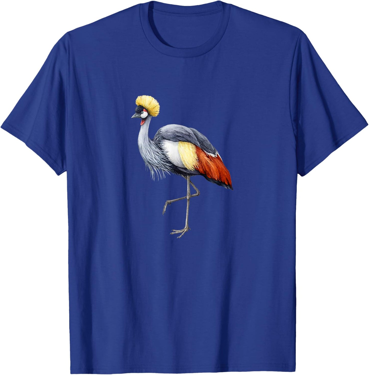 Grey Crowned Crane African Crowned Crane T-Shirt - T-Shirt | Royal