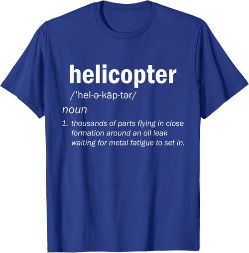 Helicopter Definition Funny Pilot Aviation Design