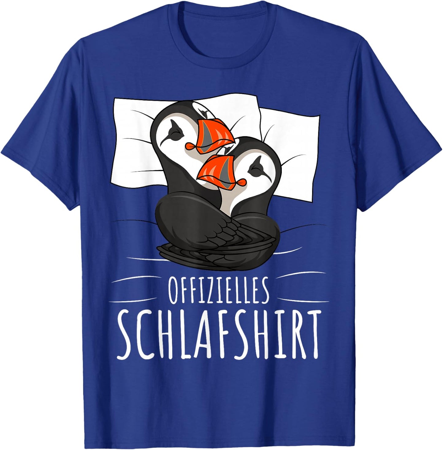 Official Sleep Shirt Puffin Puffin Puffin T-Shirt - T-Shirt | Royal