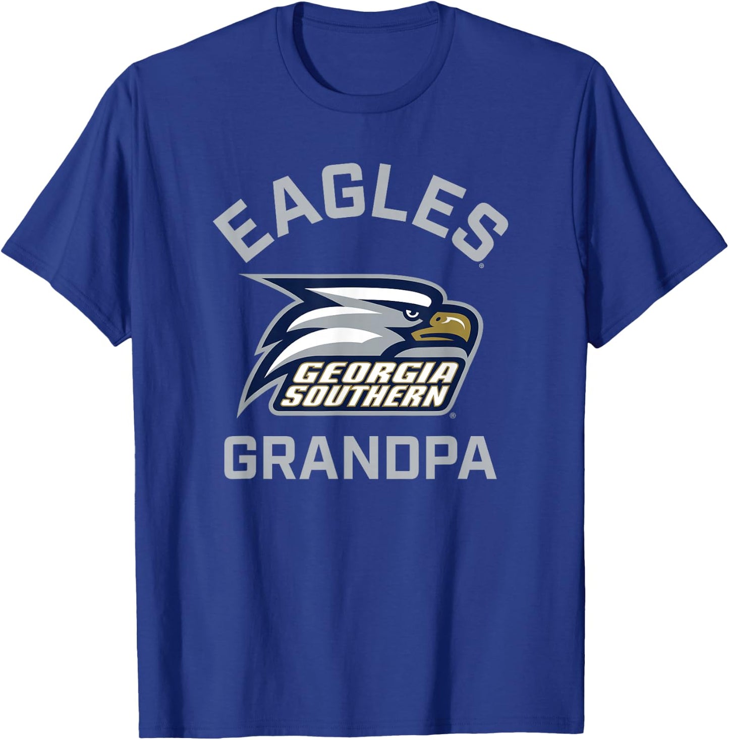 Georgia Southern University Eagles Arched Grandpa T-Shirt - T-Shirt | Royal