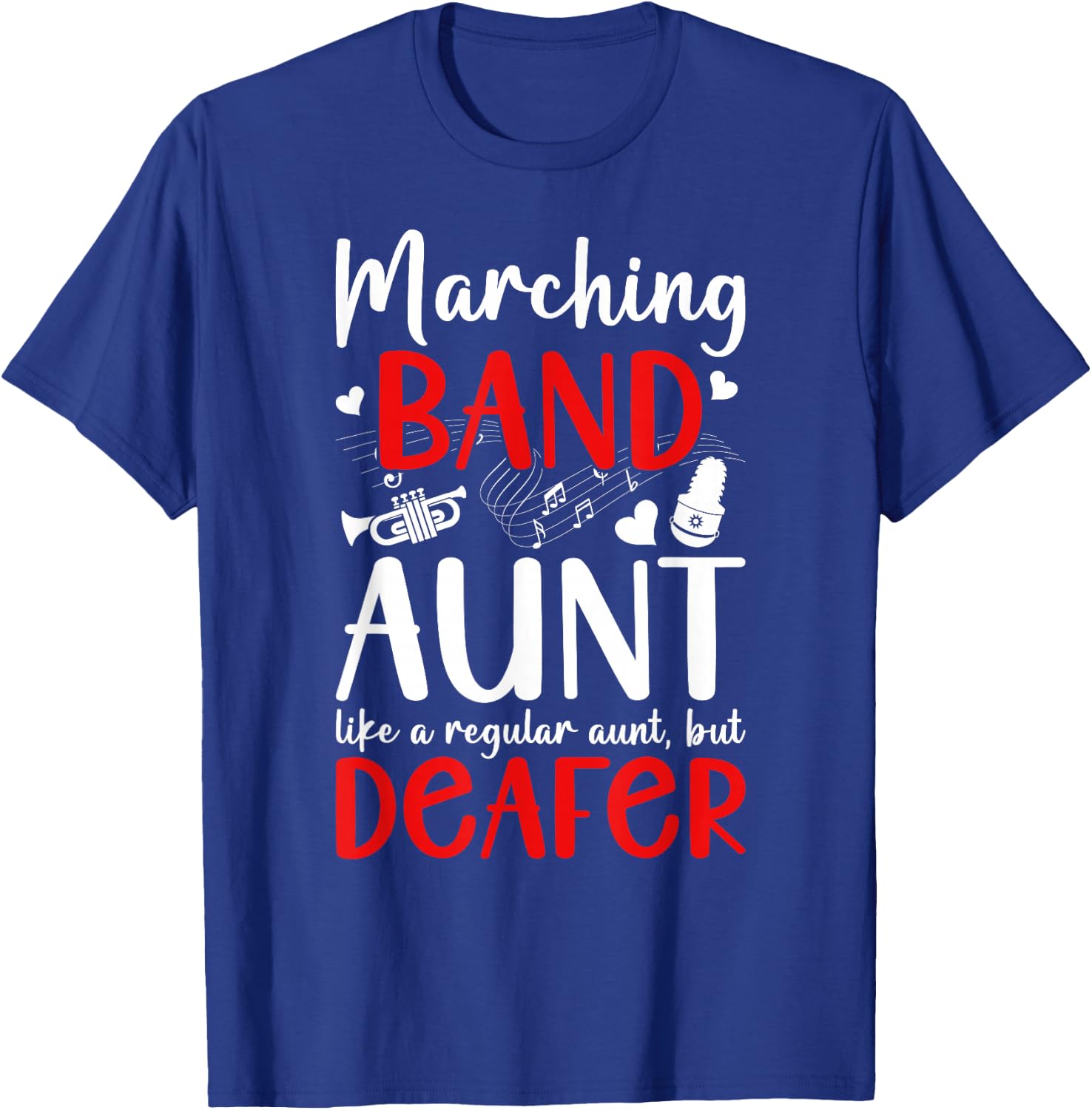Marching Band Aunt Definition Marching Band Auntie T-Shirt - T-Shirt | Royal