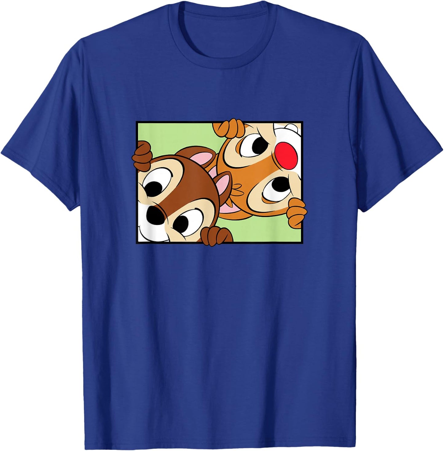 Disney Chip 'n' Dale Rescue Rangers Cute Frame Portrait T-Shirt - T-Shirt | Royal