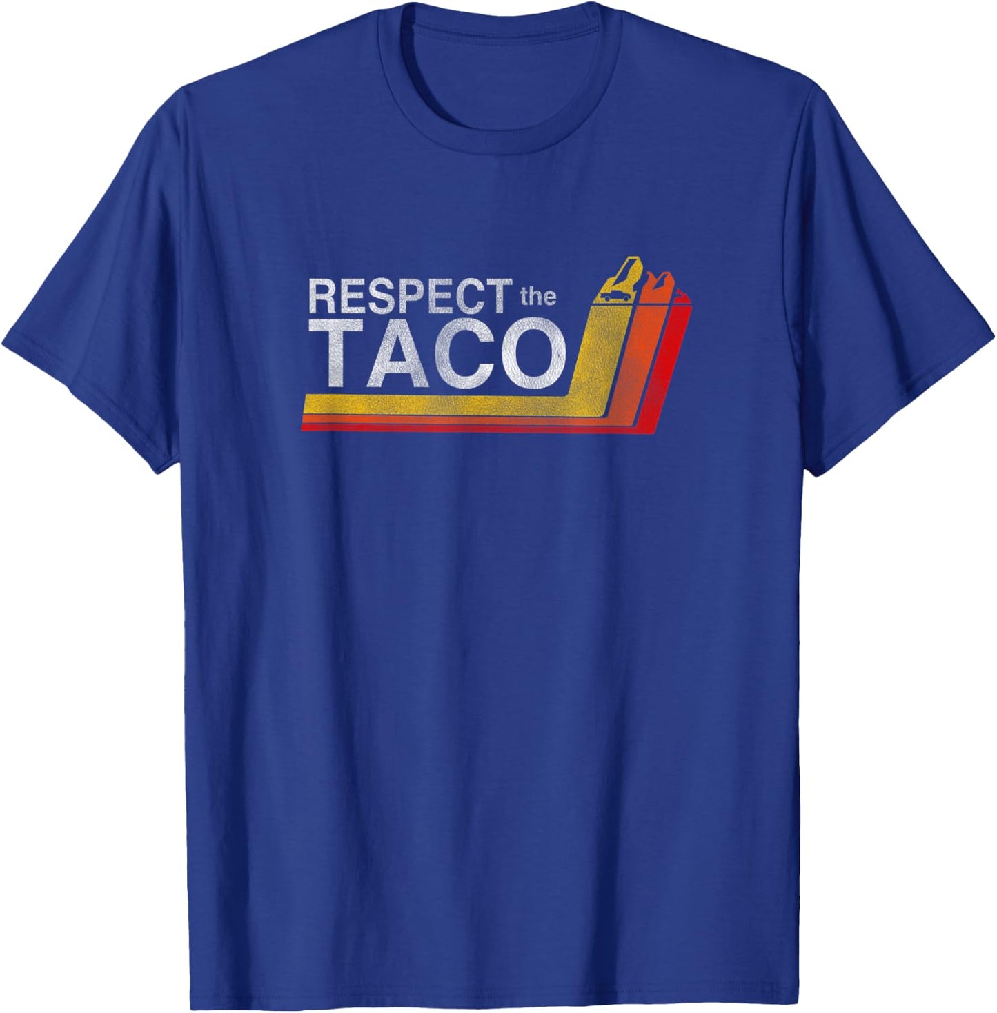 Respect the Taco Funny Truck Lover T-Shirt - T-Shirt | Royal