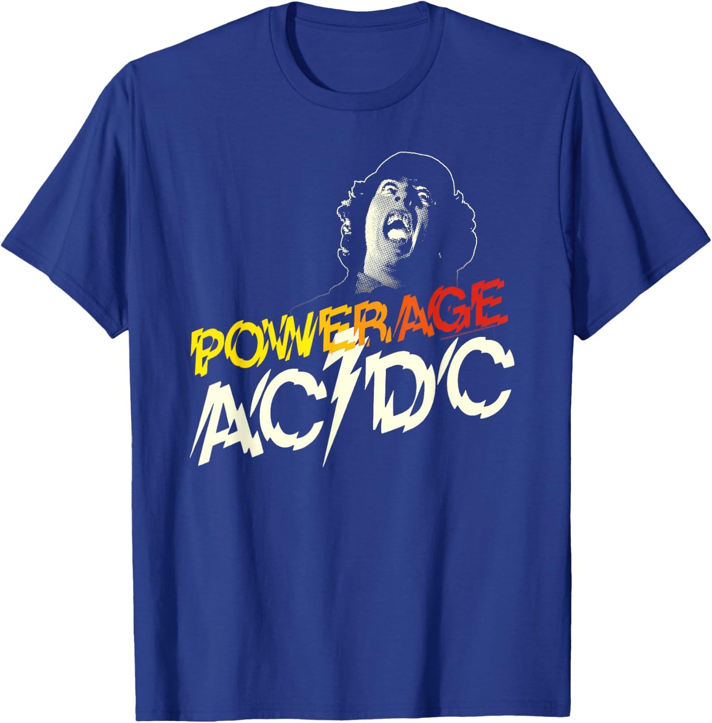 AC/DC Powerage Angus T-Shirt - T-Shirt | Royal