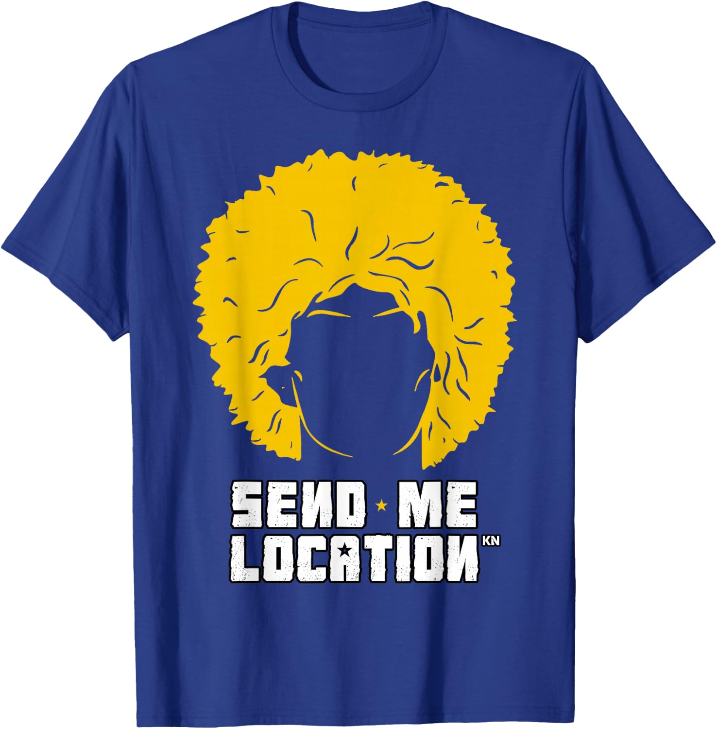 Send Me Location Papakha Hat T-Shirt - T-Shirt | Royal
