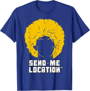 Send Me Location Papakha Hat T-Shirt - T-Shirt | Royal