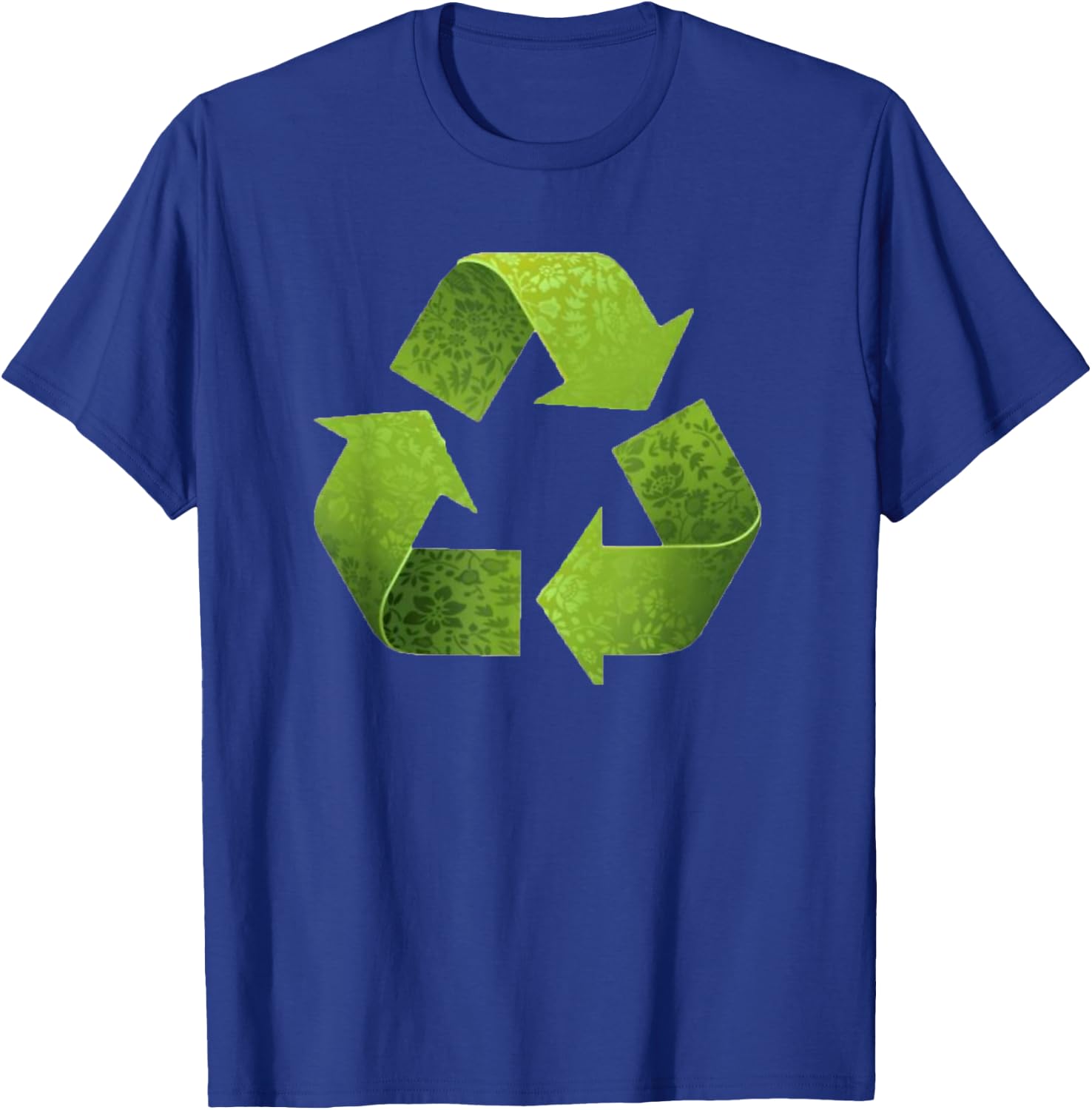 Vintage Green Recycle Symbol novelty Earth Day Recycling T-Shirt - T-Shirt | Royal