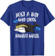 Just A Boy Who Loves Bowhead Whales T-Shirt - T-Shirt | Royal