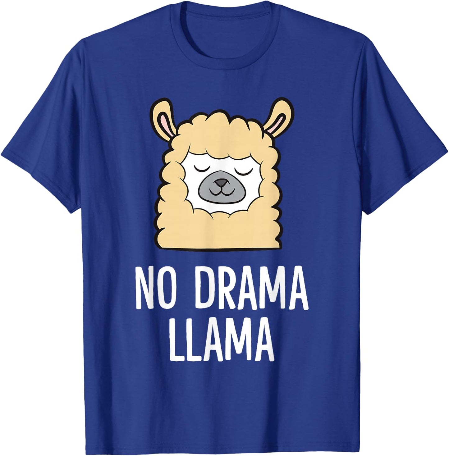 No Drama Llama T-Shirt - T-Shirt | Royal