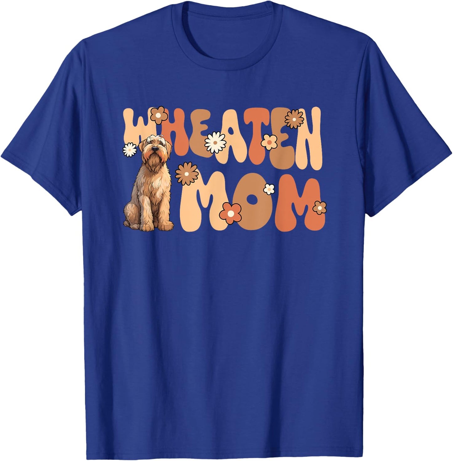 Irish Soft Coated Wheaten Terrier World's Best Wheaten Mom T-Shirt - T-Shirt | Royal