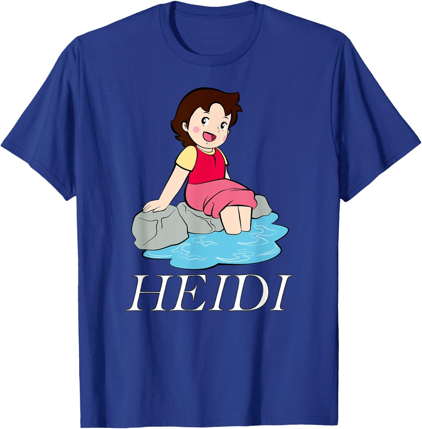 with Logo Heidi am Wasser Cartoon TV Series, black T-Shirt - T-Shirt | Royal