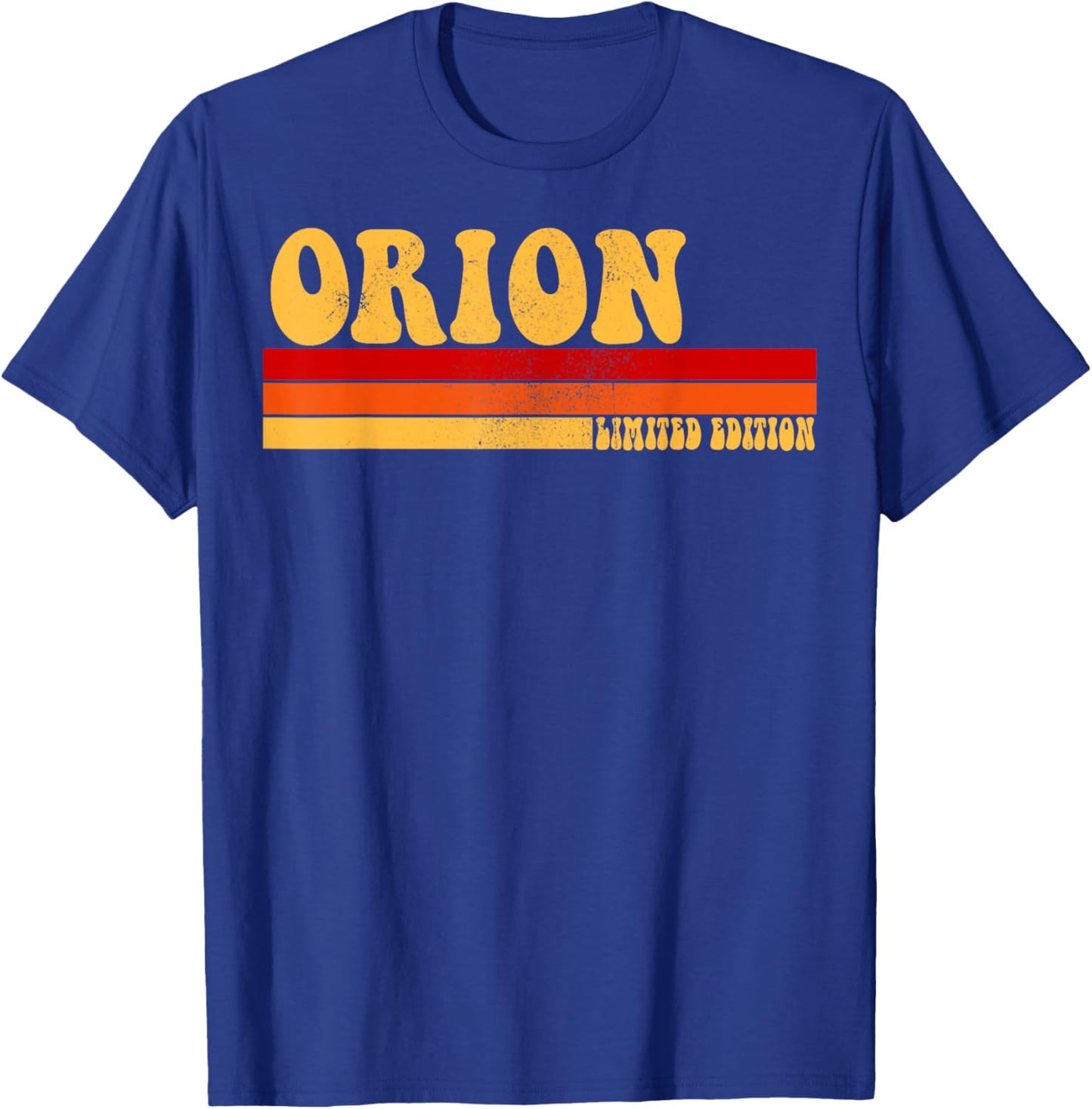 ORION Name Personalized Idea Men Retro Vintage ORION T-Shirt - T-Shirt | Royal
