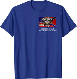 Stronger Than Cotton The Farm Honky Tonk Liberty Missouri T-Shirt - T-Shirt | Royal
