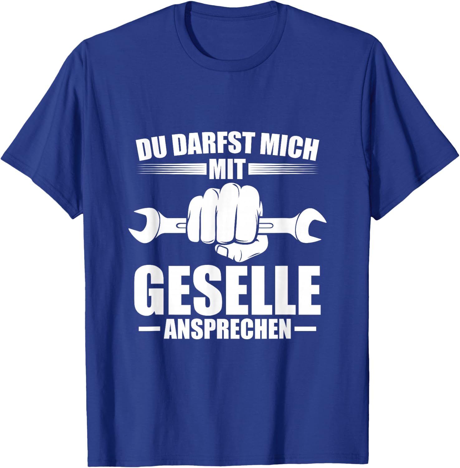 Men's with German Text "Bestandene Gesell" [German Language], black, s T-Shirt - T-Shirt | Royal