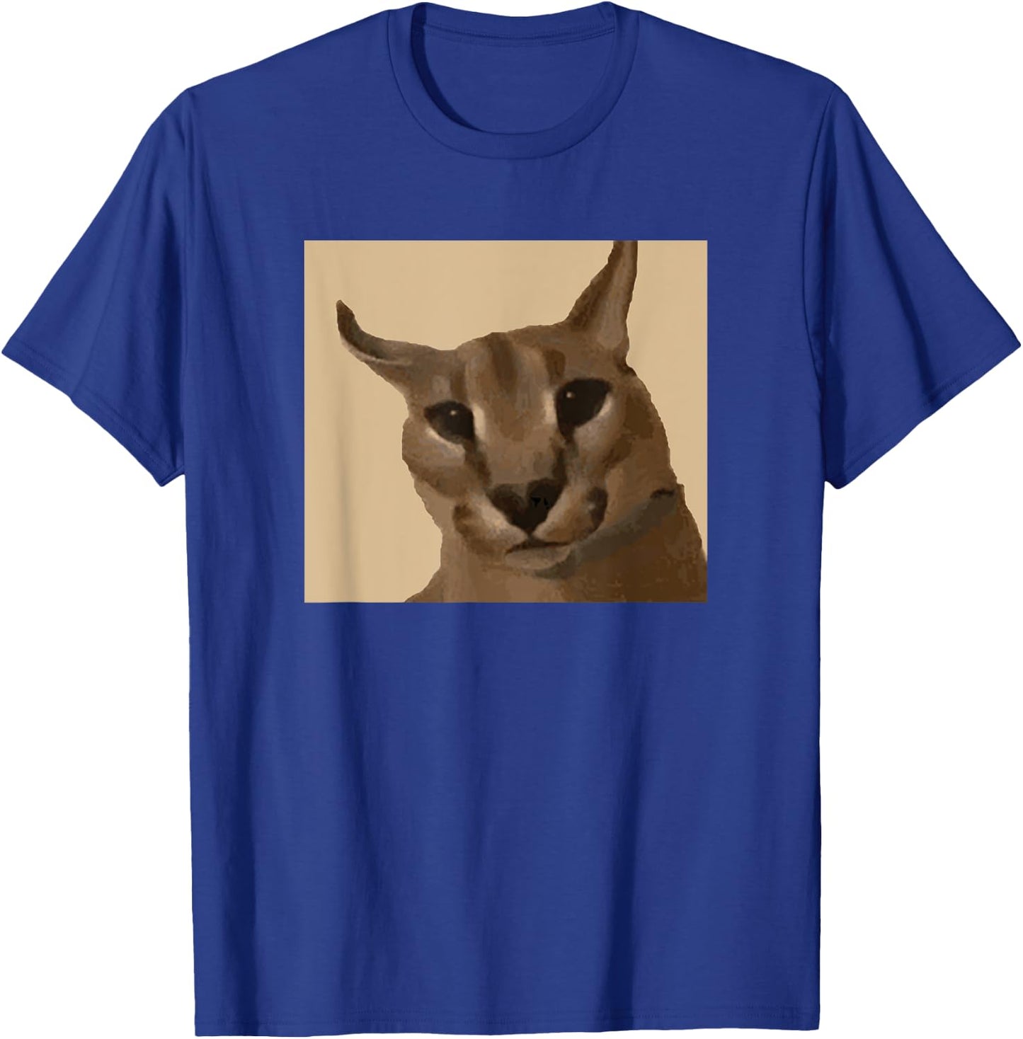 Big Floppa Meme Cat T-Shirt - T-Shirt | Royal