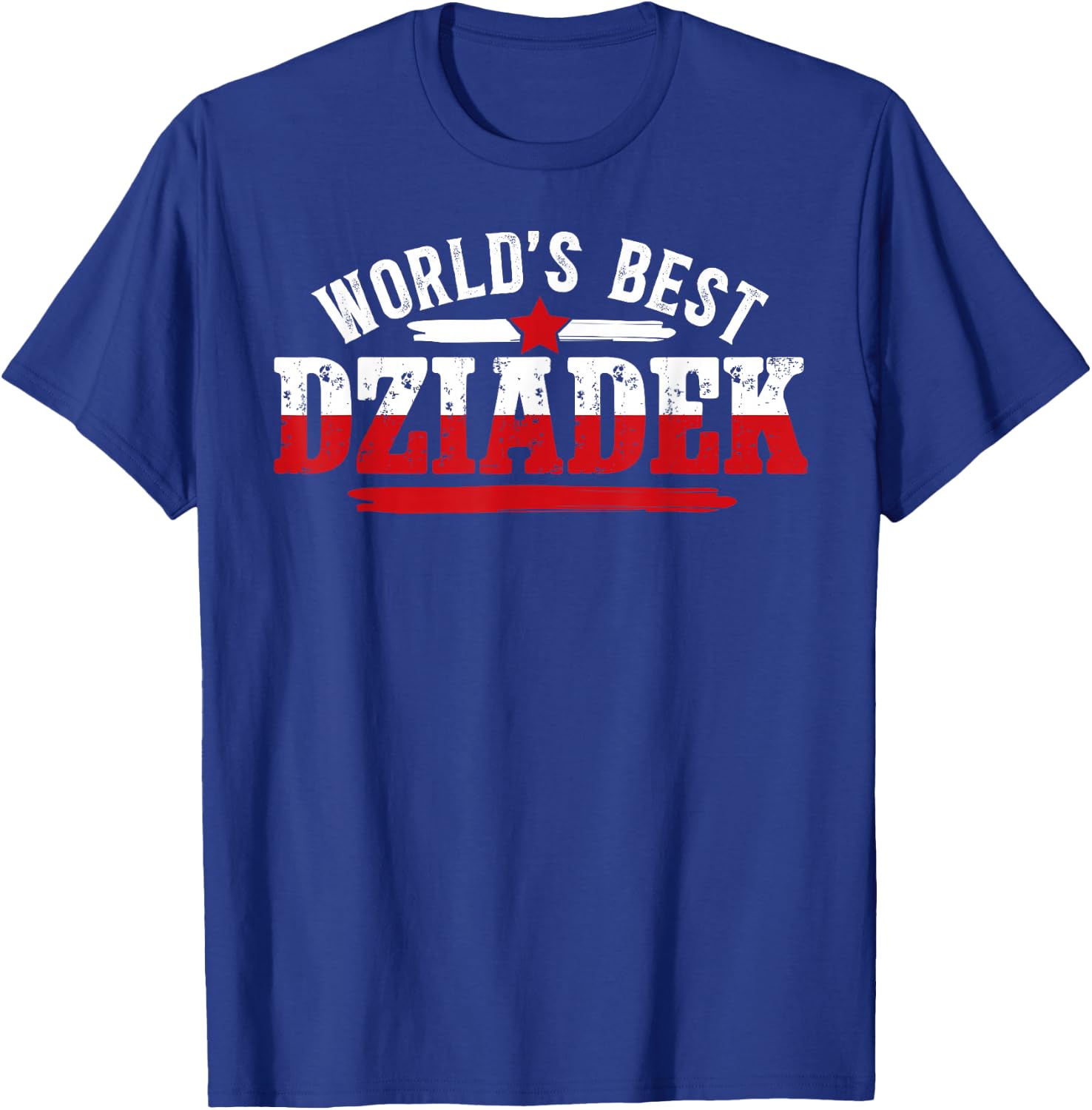 World's Best Dziadek Polish Grandpa Dziadek Grandfather T-Shirt - T-Shirt | Royal