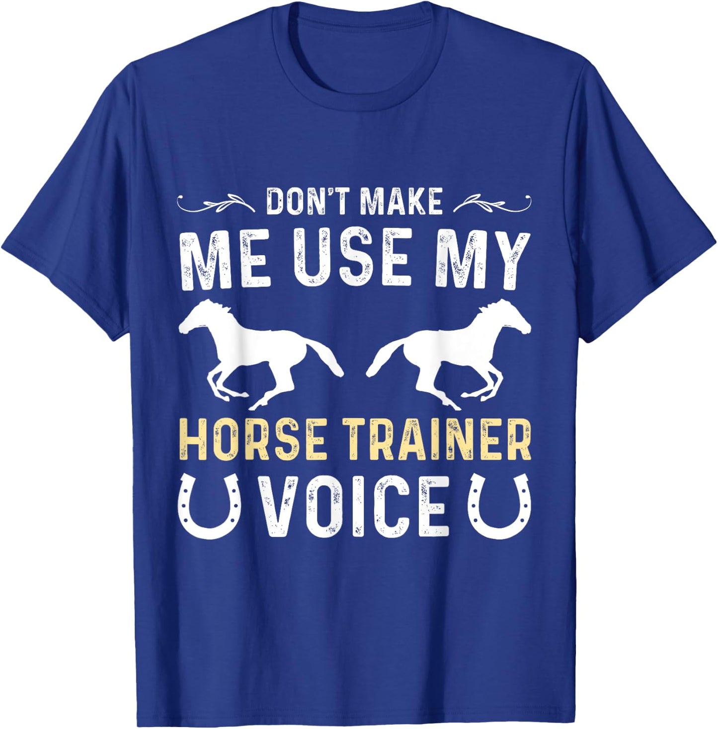 Funny horse trainer assistant thank you equestrian trainer T-Shirt - T-Shirt | Royal