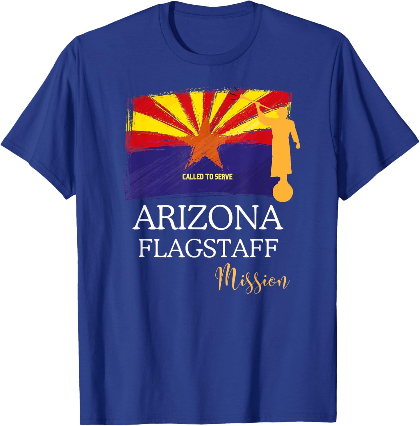 Arizona Flagstaff Mormon LDS Mission Missionary T-Shirt - T-Shirt | Royal