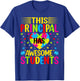 This Principal Has Awesome Students Autism AwarenessTeacher T-Shirt - T-Shirt | Royal