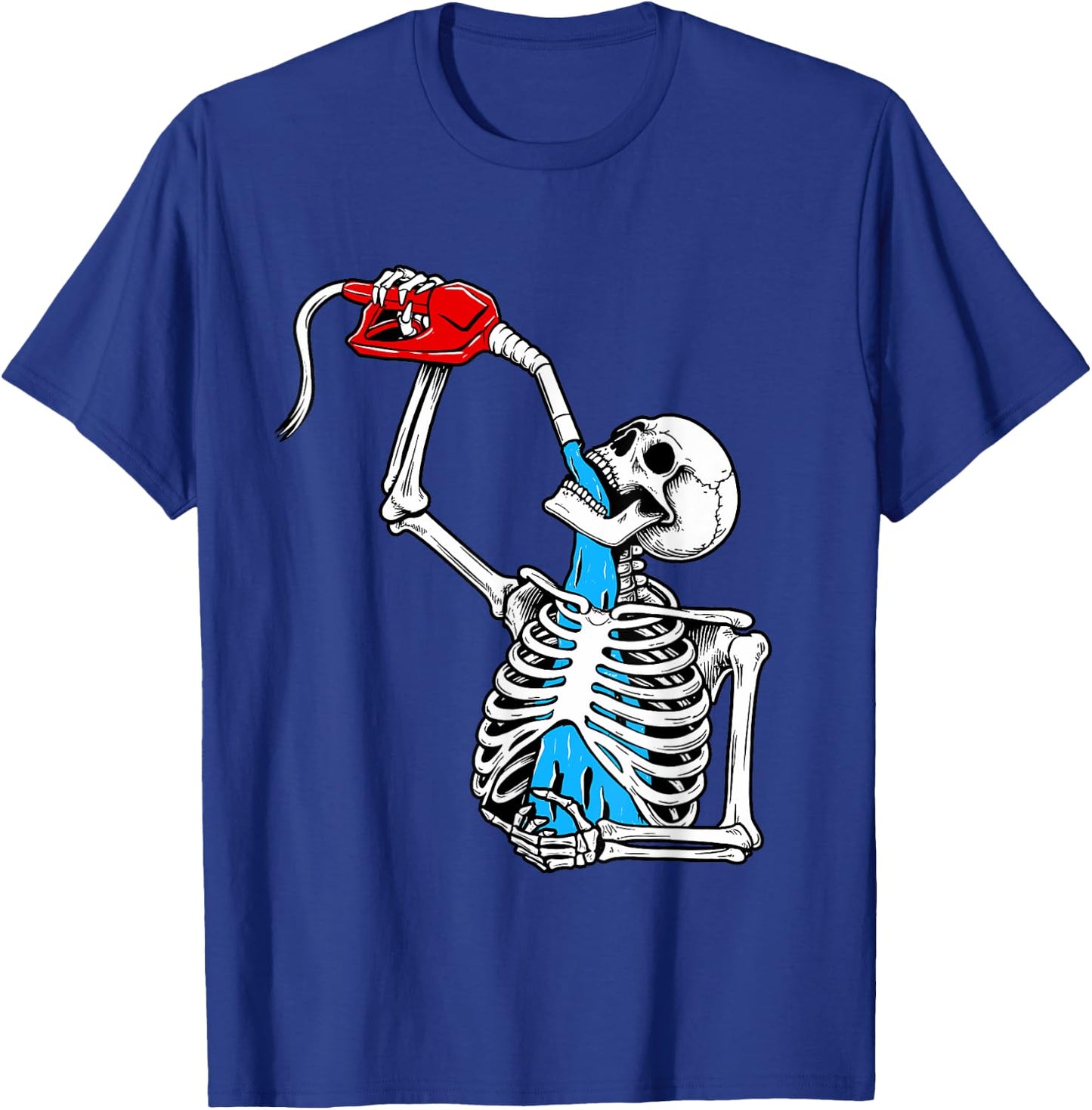 Car Skeleton - Car Guy Auto Mechanic Car Collector T-Shirt - T-Shirt | Royal