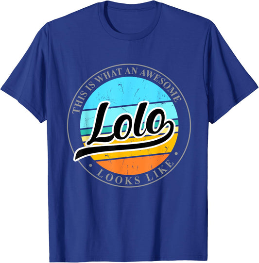 Father's Day Birthday Gift Lolo Filipino Pinoy Grandpa T-Shirt - T-Shirt | Royal