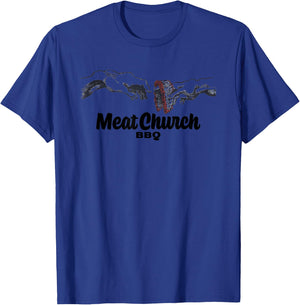 Hands Of Brisket Meat Church Bbq T-Shirt - T-Shirt | Royal