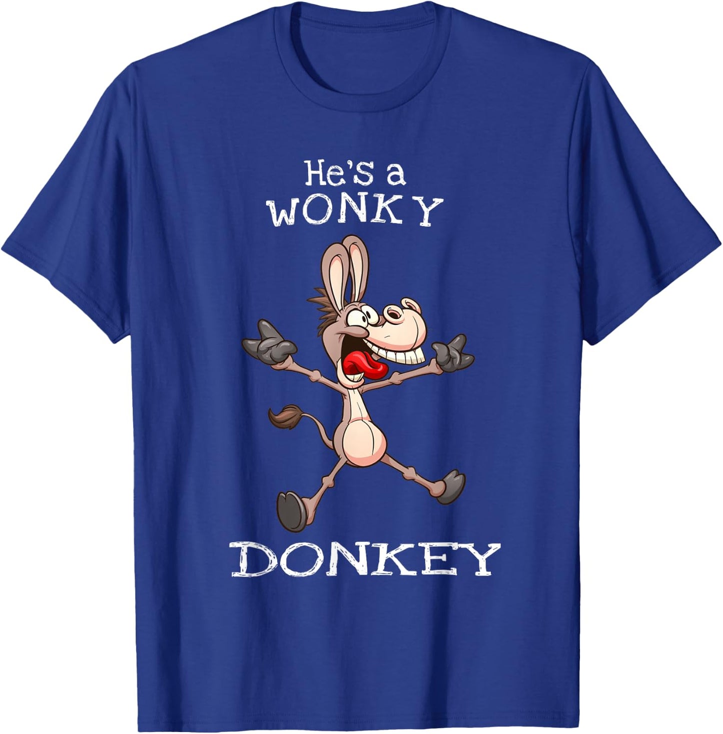 He's A Wonky Donkey T shirt - Wonky Donkey Fun Gift Kids T-Shirt - T-Shirt | Royal