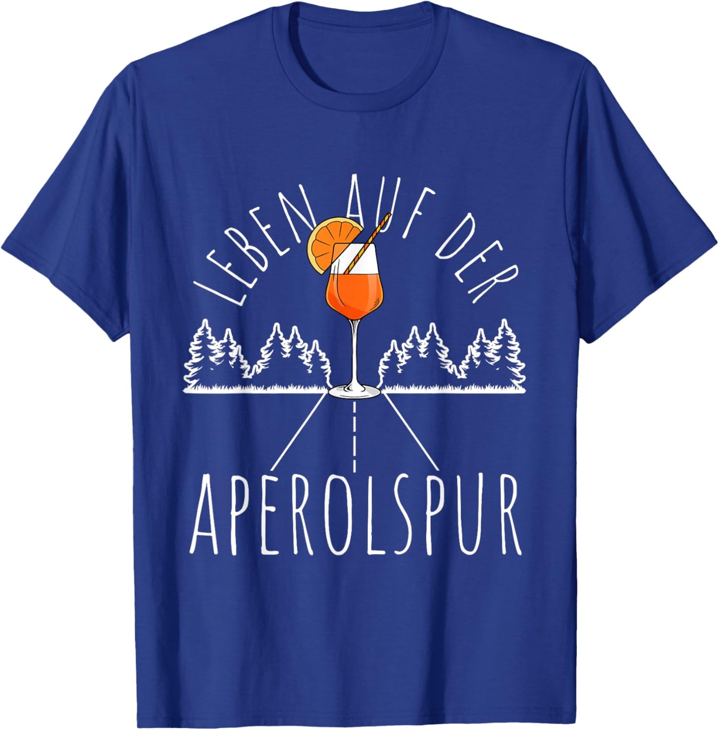 "Leben Auf Der Aperolspur Aperolspur Aperitif Spritz, black T-Shirt - T-Shirt | Royal