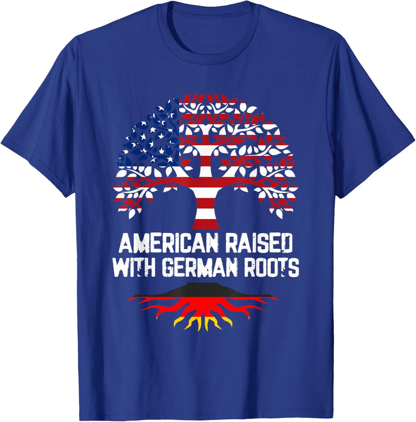 American raised with German roots American T-Shirt - T-Shirt | Royal
