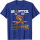 Funny Master of the Campfire Men, Women and Youth Campers T-Shirt - T-Shirt | Royal