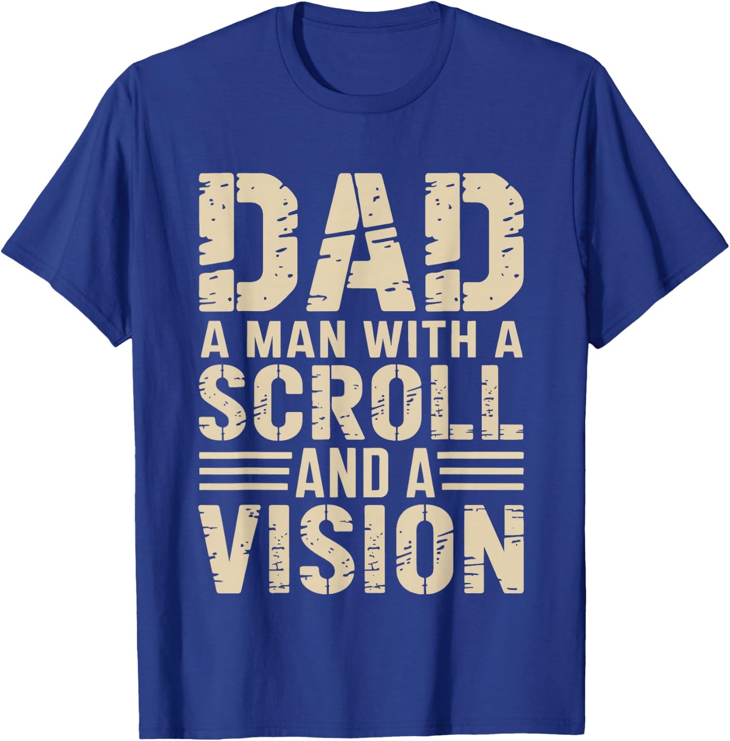 Scroll Saw Dad Woodworking Wood Art Craftsman T-Shirt - T-Shirt | Royal