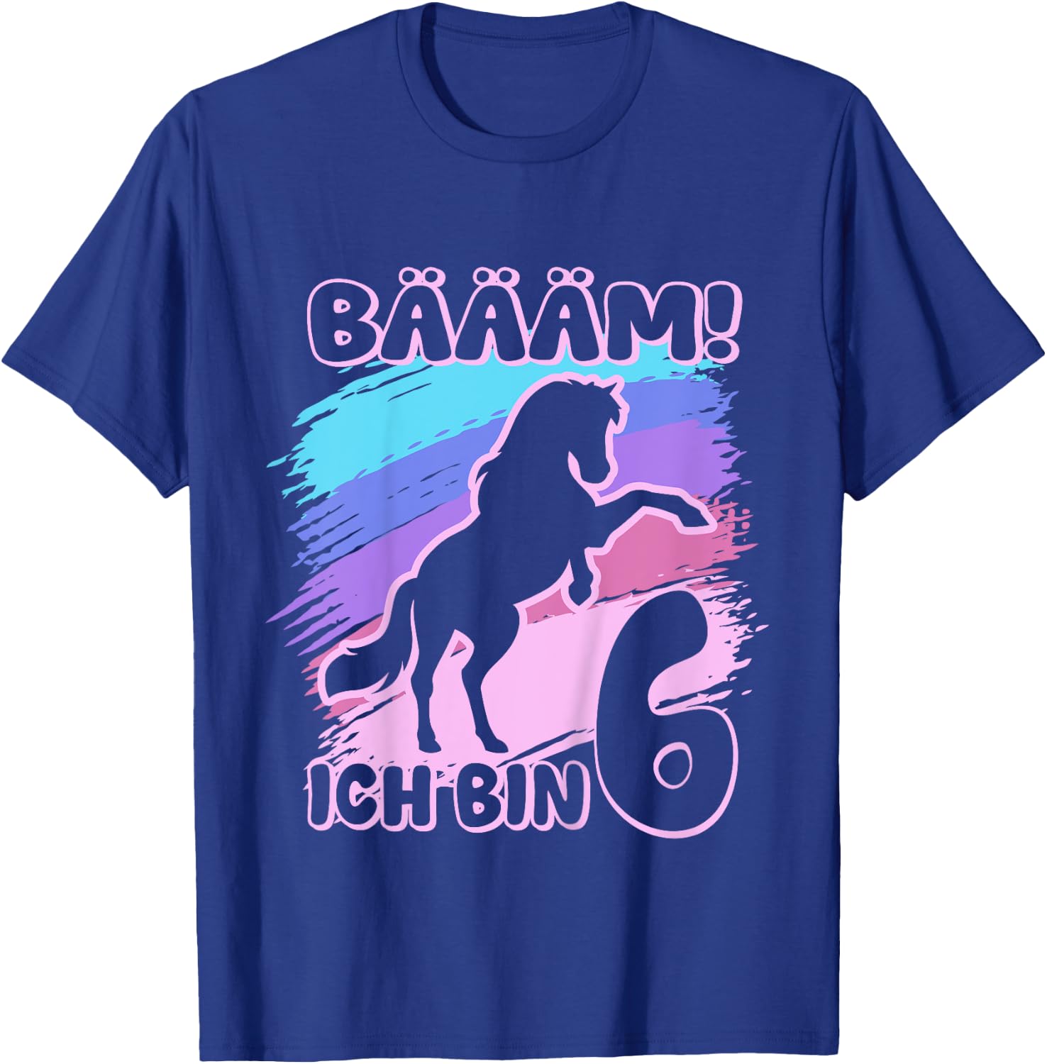 Kinder Bäm ich bin 6 | Schulkind | Einschulung T-Shirt - T-Shirt | Royal