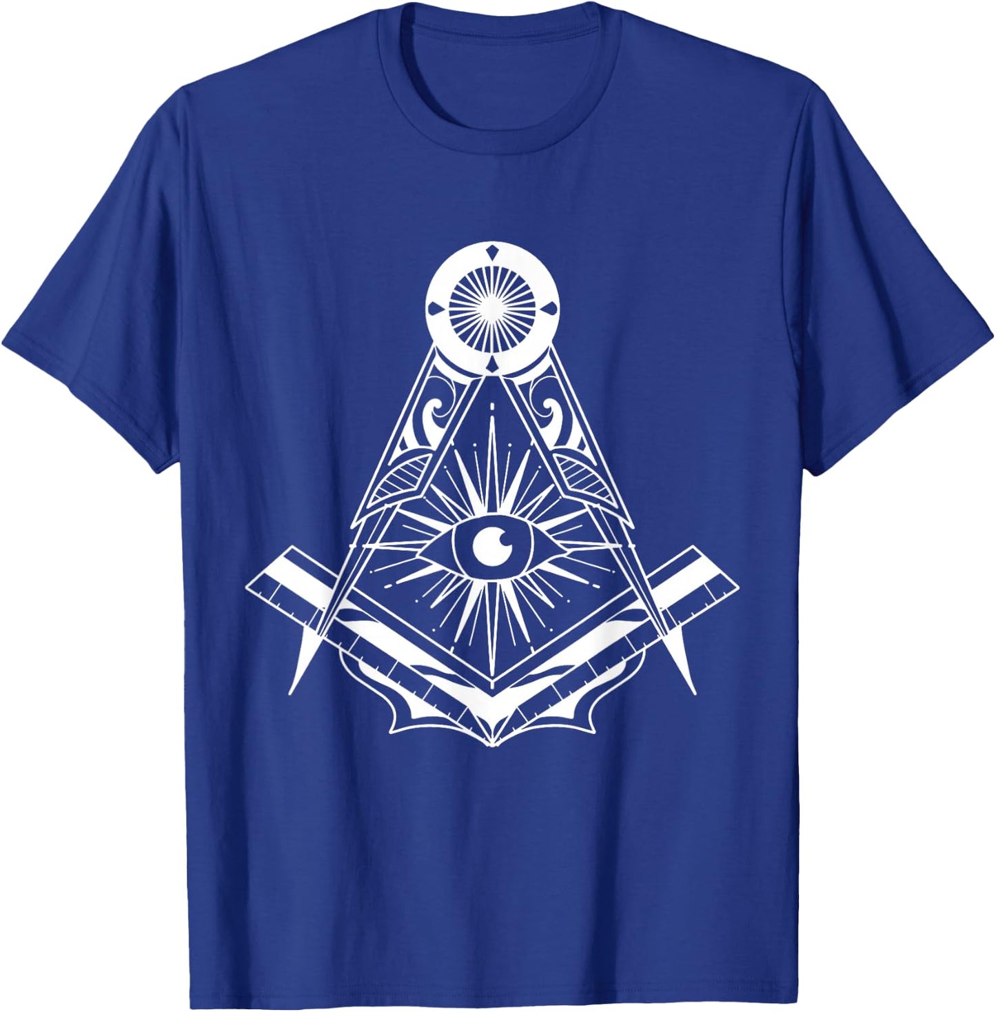 Freemason Emblem , Black, S T-Shirt - T-Shirt | Royal