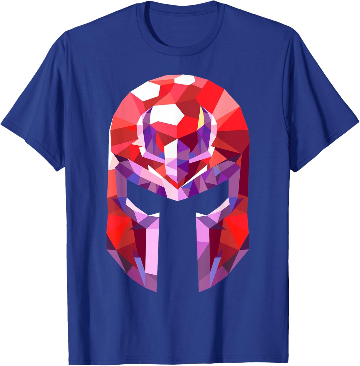 Marvel X-Men Magneto Geometric Prism Helmet Graphic T-Shirt - T-Shirt | Royal