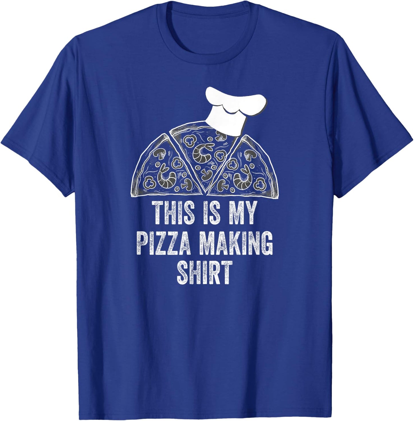 Vintage This Is My Pizza Making Shirt Funny Pizza Chef Gifts T-Shirt - T-Shirt | Royal