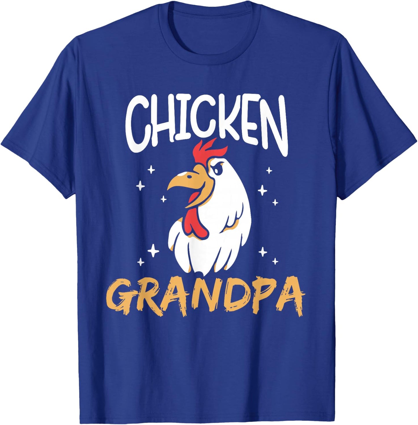 Chicken Grandpa Poultry Rooster Chickens Keeper Chicken T-Shirt - T-Shirt | Royal