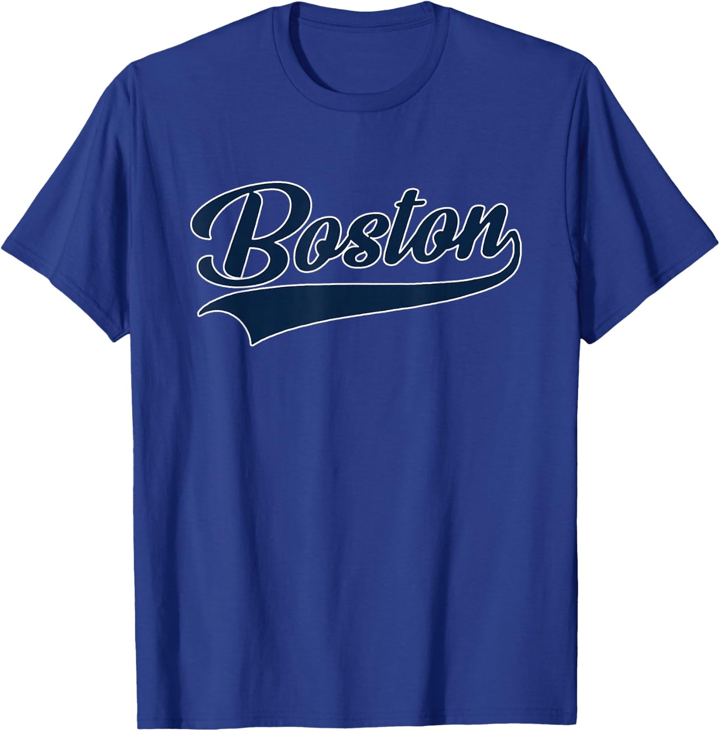 Boston - Throwback Design - Classic T-Shirt - T-Shirt | Royal