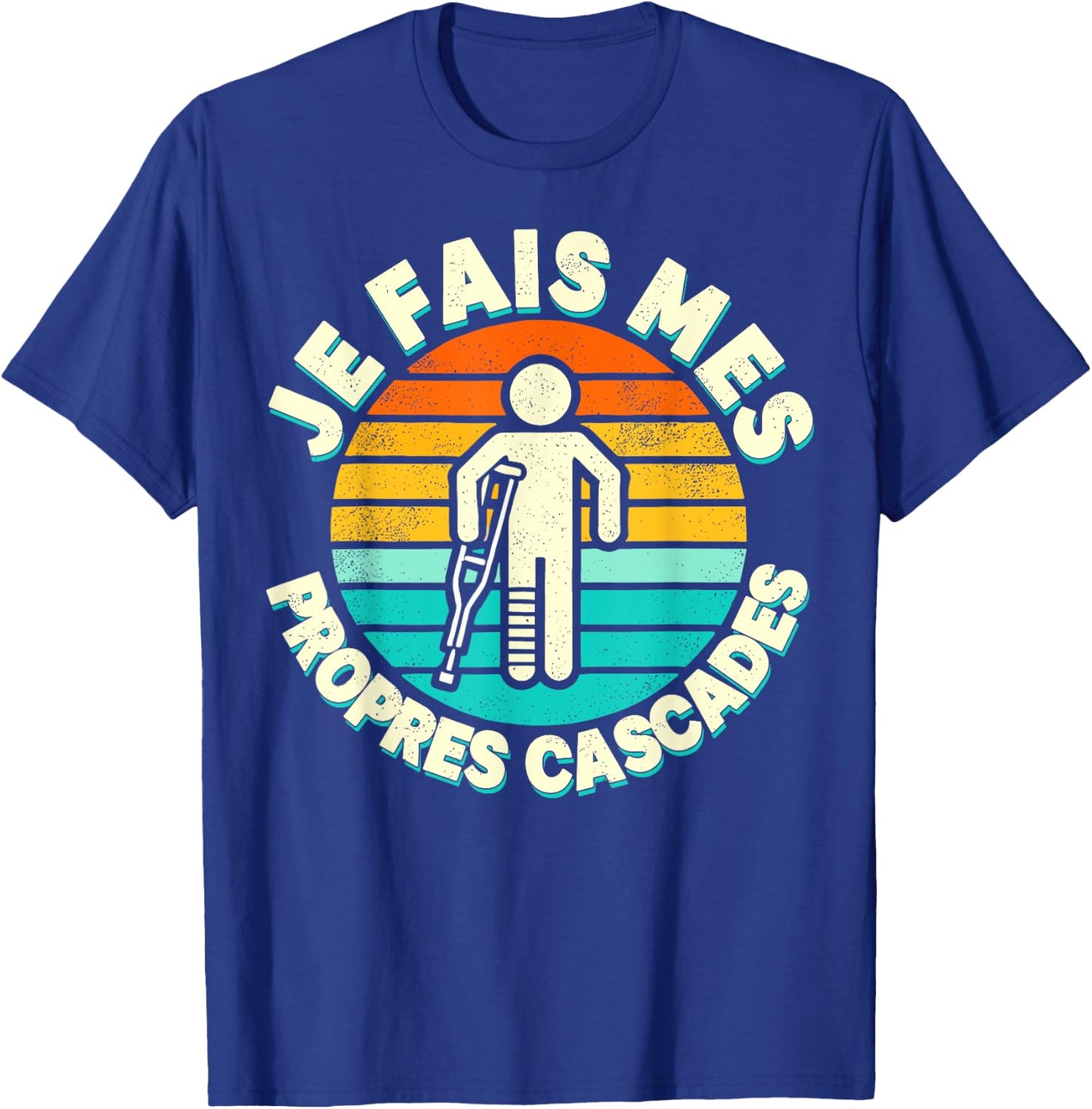 Je Fais Mes Opres Waterfalls Gift Get Well Well , Black, S T-Shirt - T-Shirt | Royal