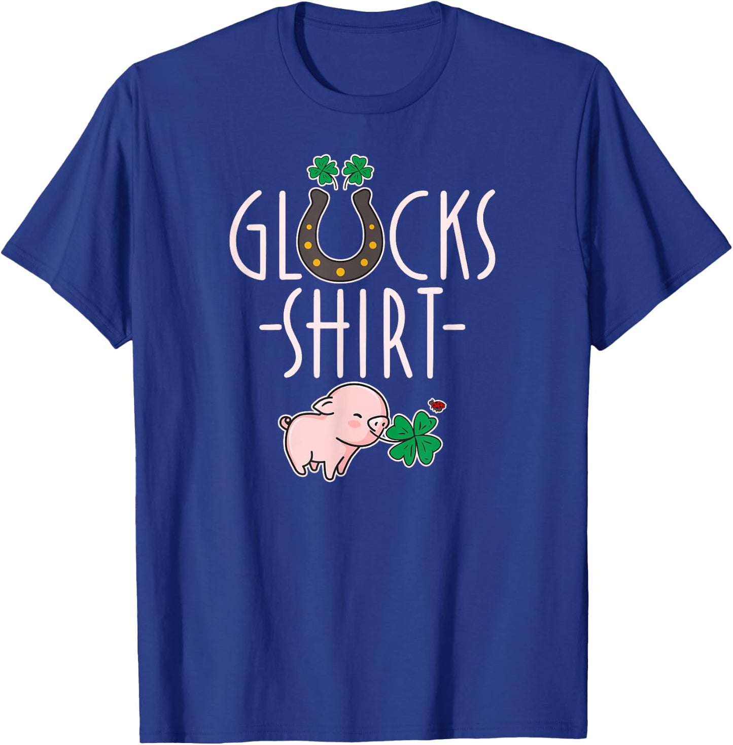 Lucky Shirt – Lucky Charm Exam Graduation School Luck T-Shirt - T-Shirt | Royal